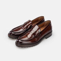 Mocassin Milano Prestige – Marron Bordeaux